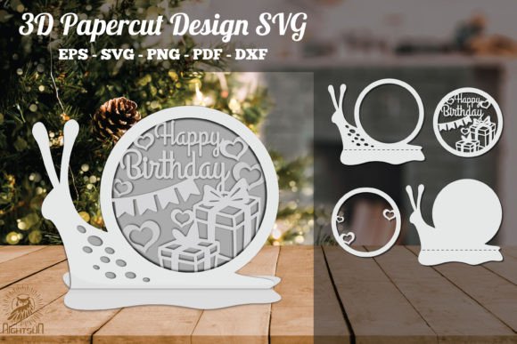 Birthday 3D Papercut Design SVG 2: Laser Cutting for Other Home Decor