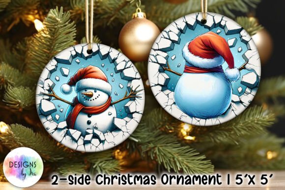 Both Side 3D Christmas Ornament Design Review