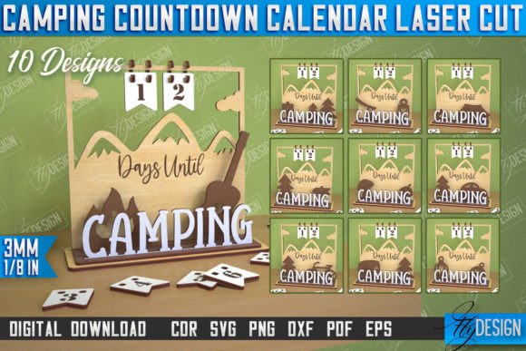 Camping Countdown Calendar Bundle CNC Review