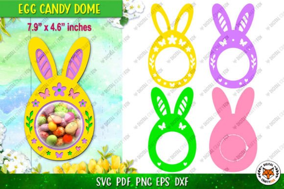 Easter Egg Bunny Ears Candy Dome Holder Review