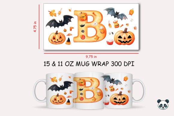 Halloween Letter B Mug Wrap Sublimation 1 Graphics and Crafts Review