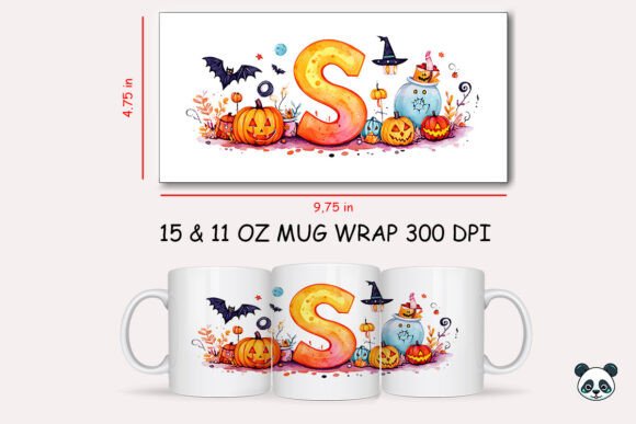 Halloween Letter S Mug Wrap Sublimation 1 Graphics and Crafts Review