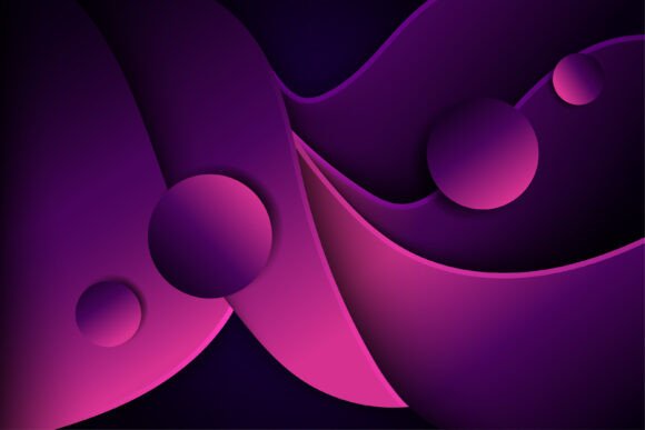 Pink Purple Wave Background Graphics for Modern Branding