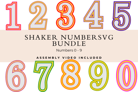 Shaker Numbers Svg 0 - 9: Laser Cutting and Birthday Asset Review