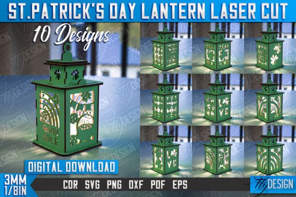 St. Patrick s Day Lantern 3D Lantern Graphics and Crafts Review